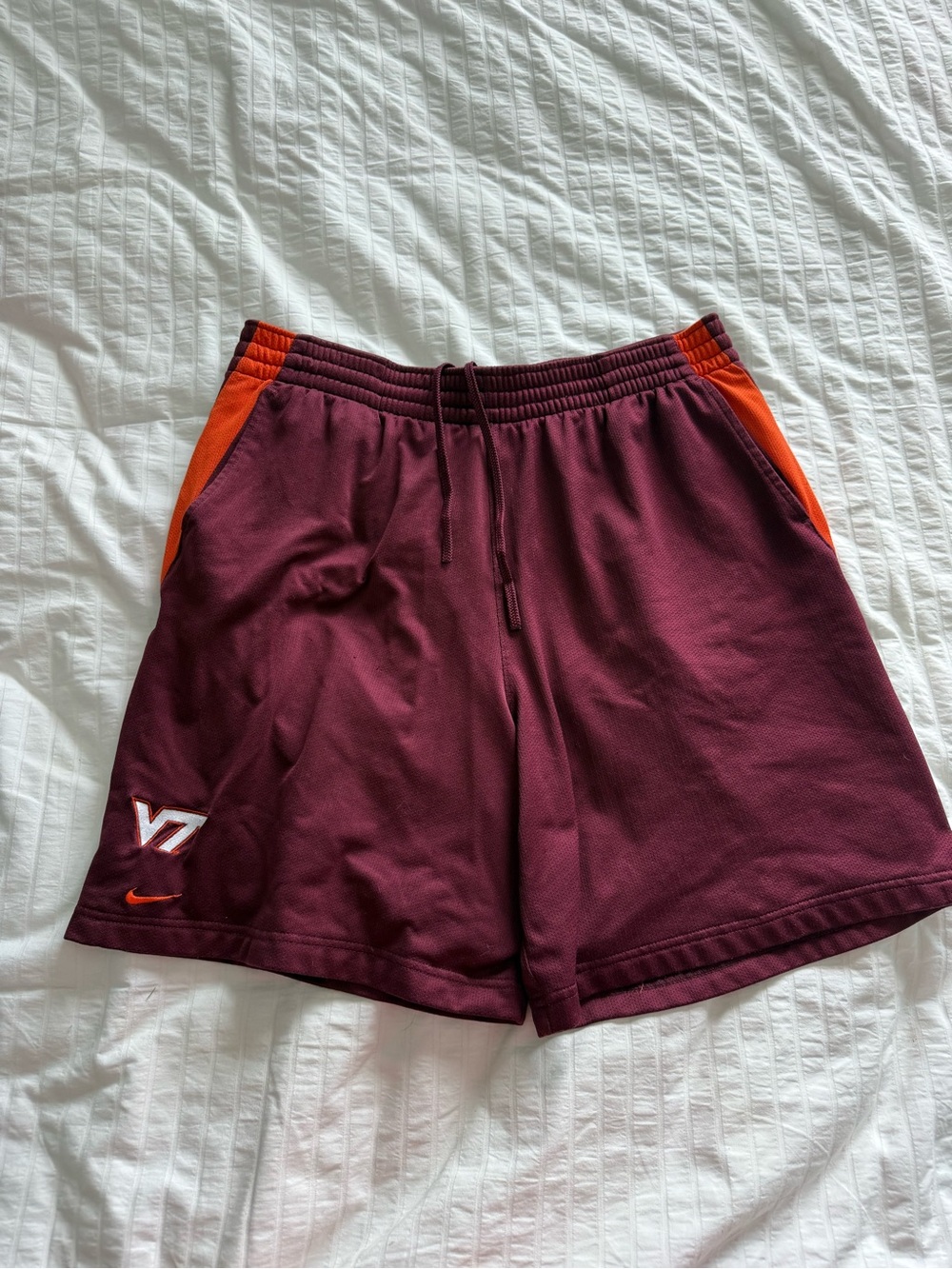 Nike Fit Dry Virginia Tech Hokies Athletic Shorts - Size Medium